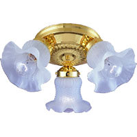 Boston Harbor F6BB03-22013L Ceiling Light Fixture, 0.5 A, 120 V, 60 W, 3-Lamp, A19 or CFL Lamp, Metal Fixture