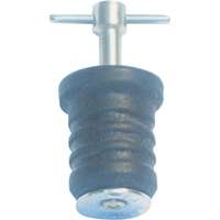 United States Hardware US Hardware M-162C Drain Plug, T-Handle, Brass, For: 1 in Dia Drain