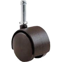 Shepherd Hardware 9674 2-Inch Office Chair Caster, Twin Wheel, 7/16-Inch Stem Diameter, 75-lb Load Capacity