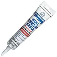 DAP PHENOSEAL 00101 Vinyl Adhesive Caulk, White, 48 hr Curing, -20 to 180 deg F, 5.5 oz Cartridge