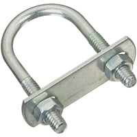 National Hardware N222-083 U-Bolt, 1/4-20 Thread, 1 in L Thread, Steel, Zinc