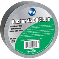IPG 4138 Duct Tape, 60 yd L, 1.88 in W, Polyethylene-Coated Cloth Backing, Silver