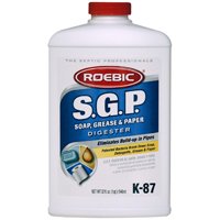ROEBIC K-87 Septic Tank Cleaner, Liquid, Straw, Mild Earthy, 1 qt Bottle