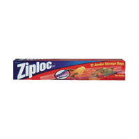 Ziploc 01143 Storage Bag, 2 gal Capacity, Plastic