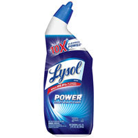 Lysol 1920002522 Toilet Bowl Cleaner, 24 oz Bottle, Liquid, Wintergreen, Blue
