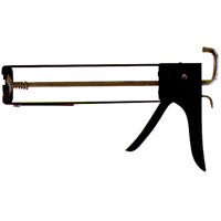 ProSource CT-907P Heavy-Duty Caulk Gun, Steel, Black