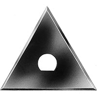 HYDE 10420 Scraper Blade, Triangular Blade, 2-1/4 in W Blade, Carbon Steel Blade
