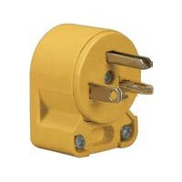 Eaton Wiring Devices 4509AN-BOX Electrical Plug, 2 -Pole, 20 A, 250 V, NEMA: NEMA 6-20, Yellow