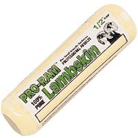Linzer Roller Cover Lambskin Semi-Smooth Surfaces 1/2 " Nap 9 "12
