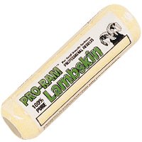 Linzer RC 705 Paint Roller Cover, 3/4 in Thick Nap, 9 in L, Lambskin Cover