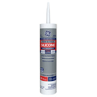 GE Silicone I GE712 Silicone Rubber Sealant, White, 24 hr Curing, -60 to 400 deg F, 10.1 oz Tube