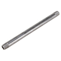 Prosource 1/4X6B Pipe Nipple, 1/4 in, Male, Steel, SCH 40 Schedule, 6 in L