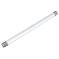ProSource 1/4X4-1/2G Pipe Nipple, 1/4 in, Threaded, Steel, 4-1/2 in L