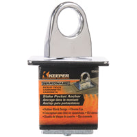 Keeper 05604 Chrome Stake Pocket Anchor Point