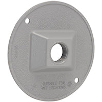 COVER LAMPHLDER ROUND GRAY