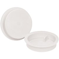 Oatey Knock-Out 39103 Test Cap with Barcode, 4 in Connection, ABS, White