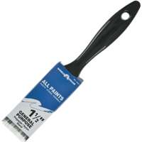 Linzer 1825-1.5 Paint Brush, 1-1/2 in W, 2-1/4 in L Bristle, Nylon/Polyester Bristle, Varnish Handle