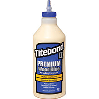 Titebond II 5005 Wood Glue, Yellow, 1 qt Bottle