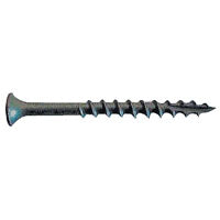 CAMO 0341154 Deck Screw, #9 Thread, 2-1/2 in L, Bugle Head, Star Drive, Type 17 Slash Point, Carbon Steel