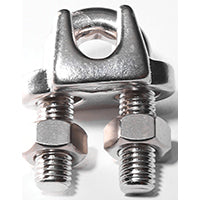 Baron 260-7/8 Wire Rope Clip, 7/8 in, Malleable Iron
