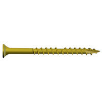 CAMO 0356170 Deck Screw, #9 Thread, 3 in L, Bugle Head, Star Drive, Type 17 Slash Point, Carbon Steel, ProTech-Coated