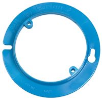 Carlon A471RR Plaster Ring, 4 in Dia, 1/2 in L, 4 in W, Round, 1 -Gang, PVC, Blue
