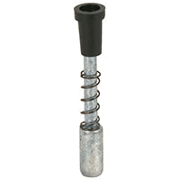 Prime-Line PL 14661 Screen Plunger Latch, Raw, For: 3/4 x 3/8 in, 7/16 in Frame