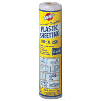 Warp's 3CH10C Poly Film, 25 ft L, 10 ft W, Clear