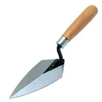 Marshalltown 95-3 Pointing Trowel, 5-1/2 in L Blade, 2-3/4 in W Blade, Steel Blade, Wood Handle