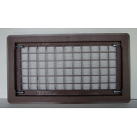Bestvents 510BR Foundation Vent, 15-1/4 in W, Polypropylene, Brown