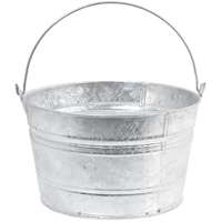 Behrens C17 Scrub Pail, 4.25 gal Capacity, Steel