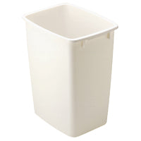 Rubbermaid 2806 FG2806TPBISQU Waste Basket, 36 qt Capacity, Polyethylene, Bisque, 18 in H