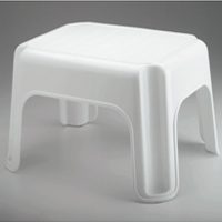 STOOL STEP WHITE UTILITY 300LB