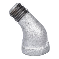Worldwide Sourcing PPG121-8 Street Pipe Elbow, 1/4 in, Threaded, 45 deg Angle, SCH 40 Schedule, 300 psi Pressure