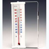 Taylor Precision Products Window Thermometer, White, 1 Pack