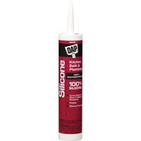 DAP 08640 Sealant, White, 24 hr Curing, -40 to 400 deg F, 10.1 oz Tube