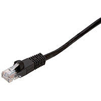 Zenith PN10255EB Network Cable, 5e Category Rating, Black Sheath