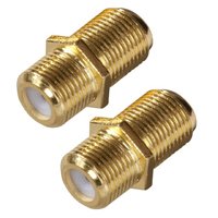 Zenith VA1002RG6FT Feed-Thru Connector, F Connector, Gold