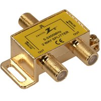 Zenith VS3001SP2W Coax Splitter, 1 Video Input, 2 Video Output