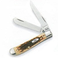 CASE 00013 Folding Pocket Knife, 2.7 in Clip, 2-3/4 in Spey L Blade, Tru-Sharp Surgical Stainless Steel Blade, 2-Blade