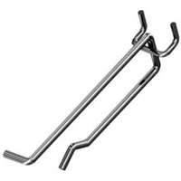 Scannable R45-10-212 All Wire Heavy Duty Scan Hook, 10 in L, 0.212 in Wire, Galvanized