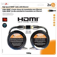 Zenith VH1006HDKIT HDMI Cable Kit, Black Sheath, 6 ft L