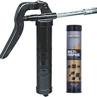 LubriMatic 30-132 Economy Mini Grease Gun Kit + Multi-Purpose Grease - 3 oz