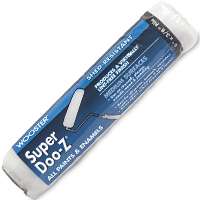 WOOSTER R206-4 Paint Roller Cover, 3/16 in Thick Nap, 4 in L, Fabric Cover, White