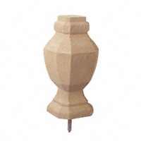 UFP 106089 Post Top, 6-3/4 in H, Deluxe Octagon, Pine, White