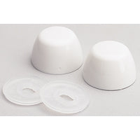 FLUIDMASTER 7115 Bowl Bolt Cap, Plastic, White