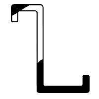 CRAWFORD SHR26-25 Rafter Hanger, 50 lb Capacity, Steel, White