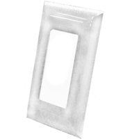 US Hardware E-122C Wallplate, Plastic, White