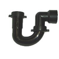 US Hardware P-686C Sink Trap, ABS, Black