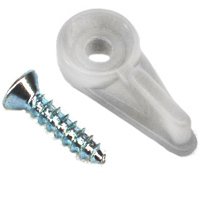 UNITED STATES HDW 8 Count 15/16" X 5/32" White Screen/Storm Clips WP-9877C
